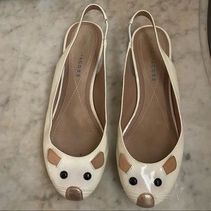 Marc Jacobs Patent Leather Mouse Flats